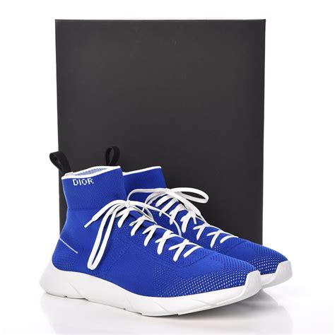 dior fusion technical canvas high top trainer|Dior lace up shoes.